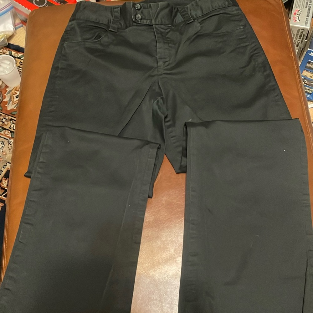 Ladies Banana Republic Size 6 Stretch Navy Blue Khakis